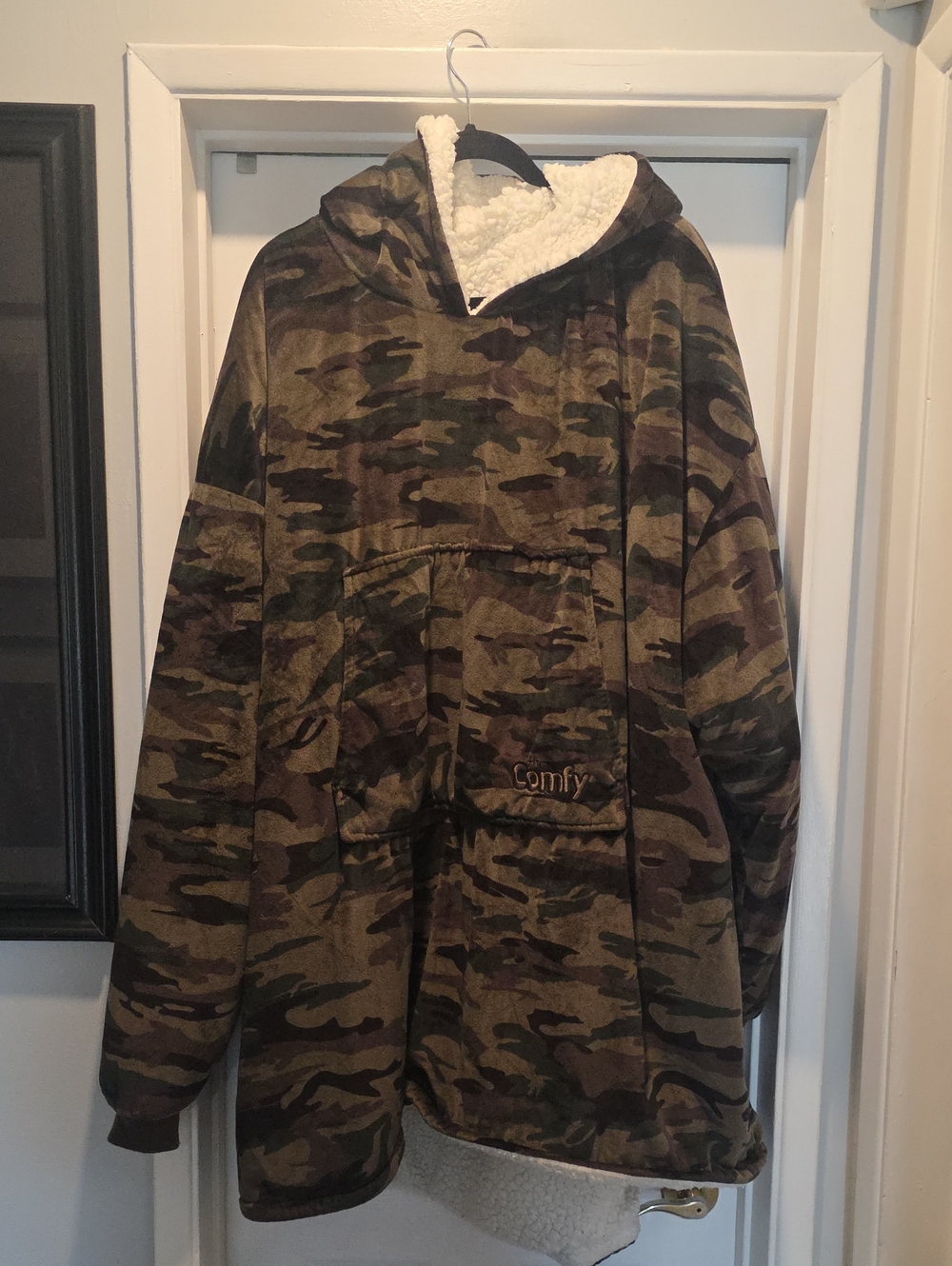 Camo Sherpa-Lined Comfy - Green Brown Camo